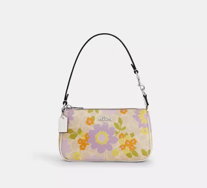 Nolita 19 In Signature Canvas With Floral Print