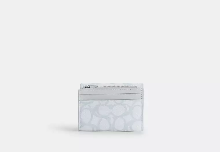Card Holder Wallet In Sketch Signature Canvas
