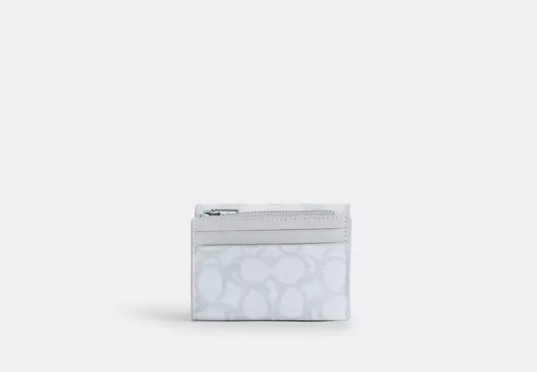 Card Holder Wallet In Sketch Signature Canvas