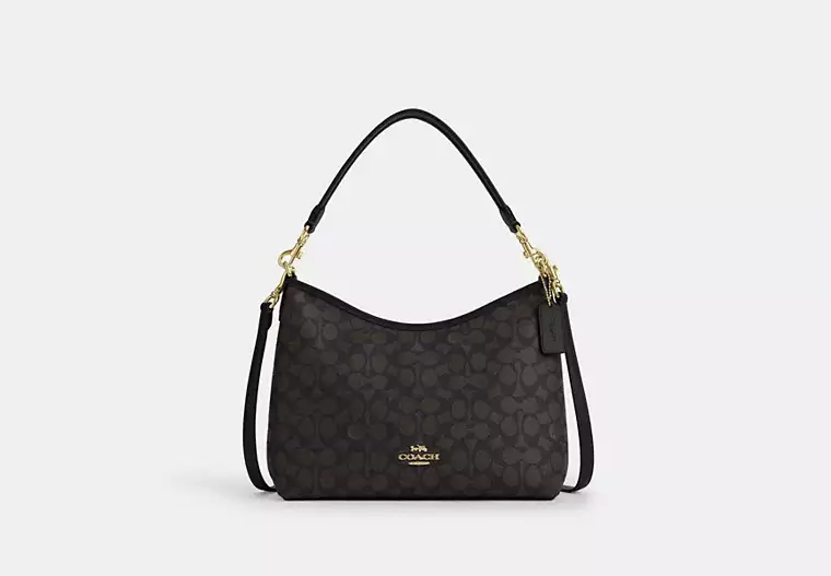 Laurel Shoulder Bag In Signature Canvas