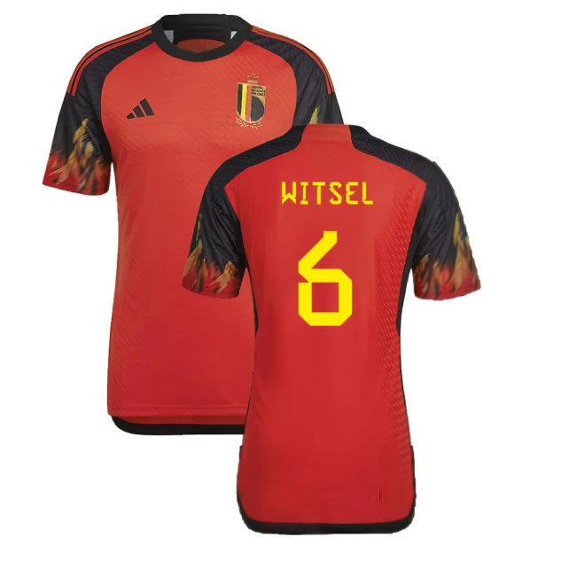 2022-2023 Belgium match-style Home Shirt (WITSEL 6)