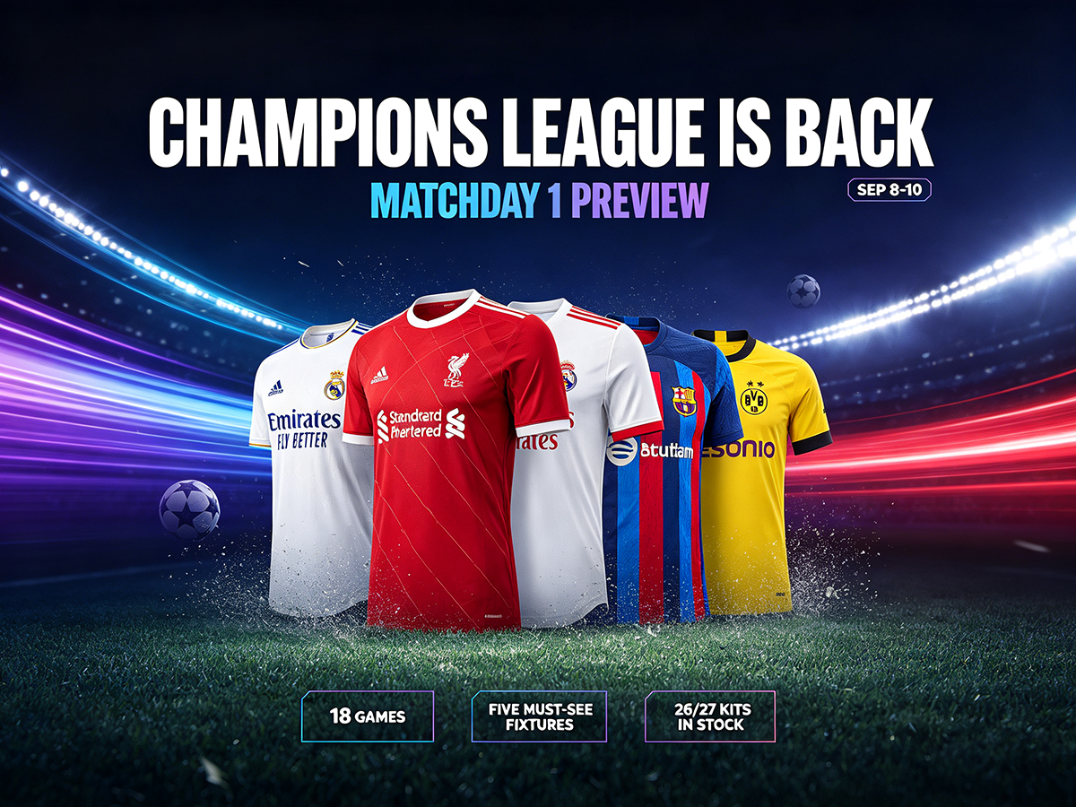 Champions League Is Back Matchday 1 Preview & Every Fixture