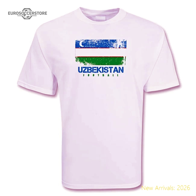 Uzbekistan T-Premium Shirt Premium Shirt Fan Match Day Apparel-PitchVibe Kits