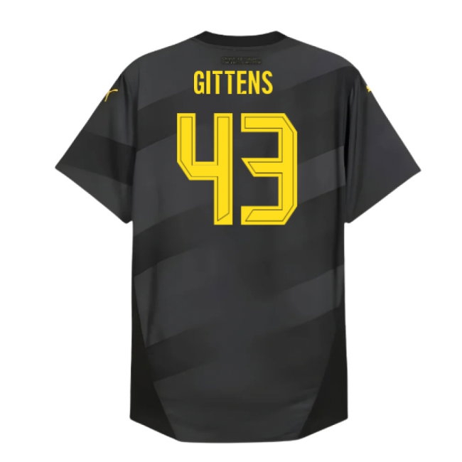 2024-2025 Borussia Dortmund match-style Away Shirt (Gittens 43)