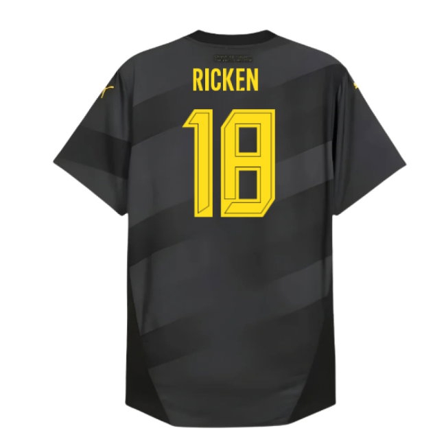 2024-2025 Borussia Dortmund match-style Away Shirt (Ricken 18)