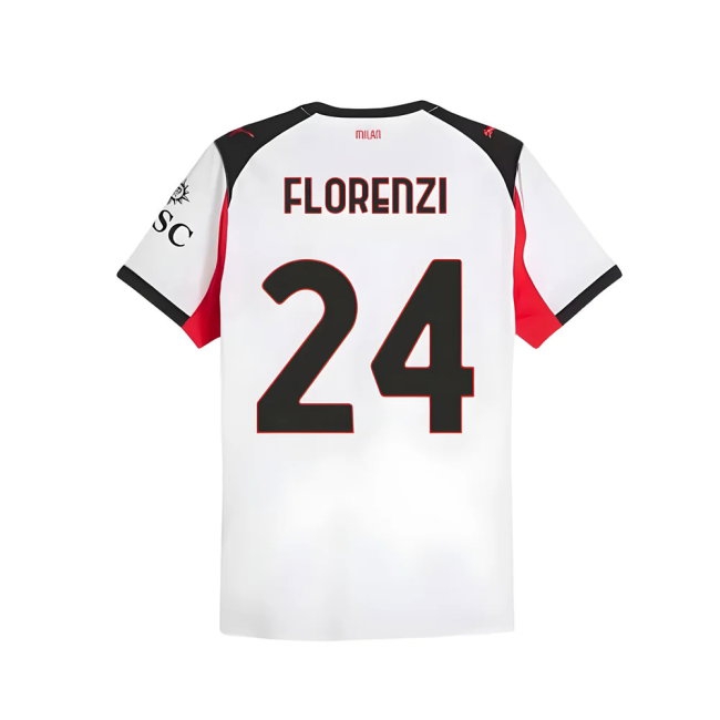2025-2026 AC Milan match-style Away Shirt (Florenzi 24)