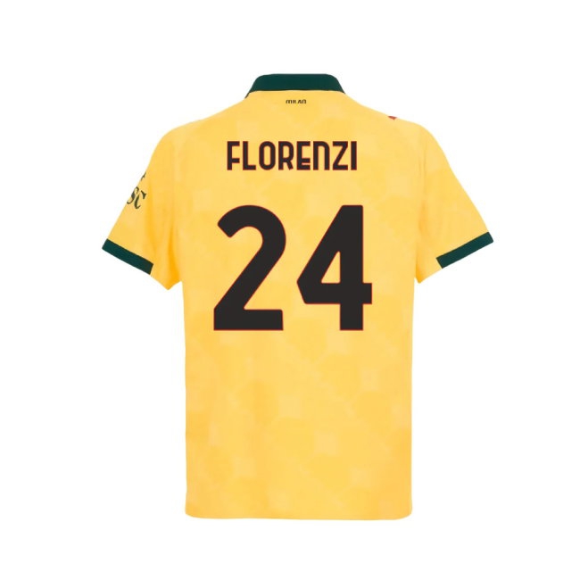 2025-2026 AC Milan match-style Third Shirt (Florenzi 24)