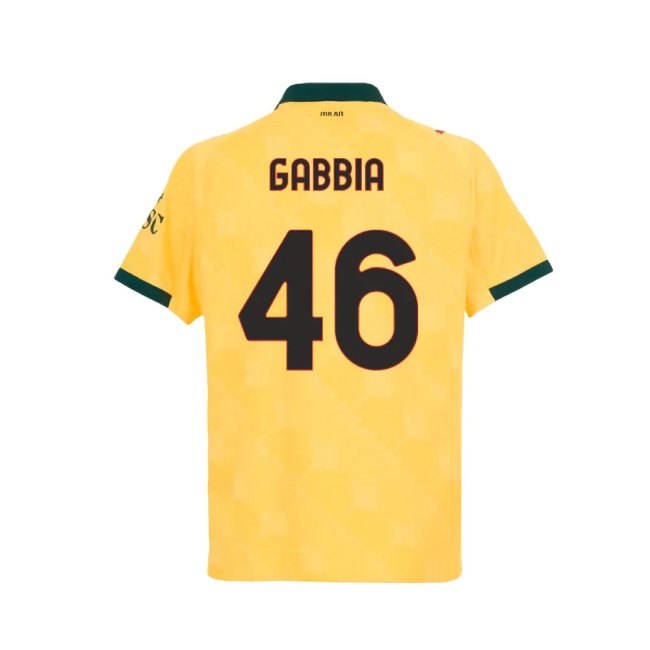 2025-2026 AC Milan match-style Third Shirt (Gabbia 46)