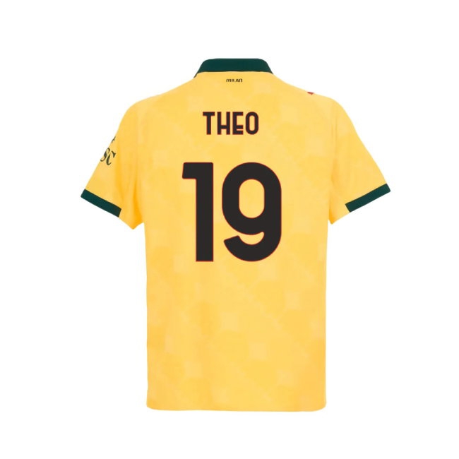 2025-2026 AC Milan match-style Third Shirt (Theo 19)