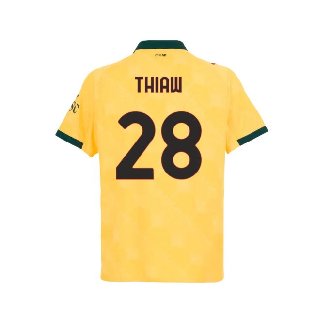 2025-2026 AC Milan match-style Third Shirt (Thiaw 28)
