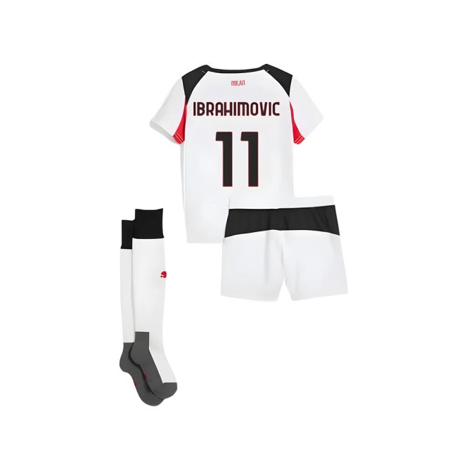 2025-2026 AC Milan Away Mini Kit (Ibrahimovic 11)