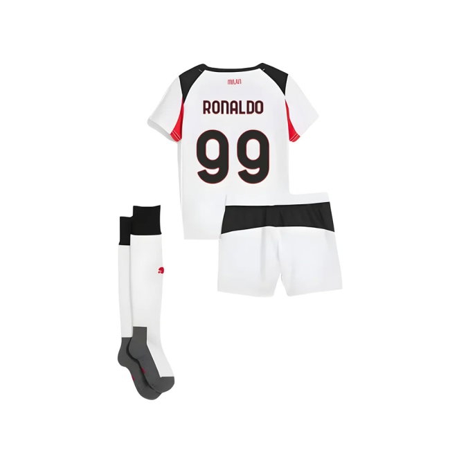 2025-2026 AC Milan Away Mini Kit (Ronaldo 99)