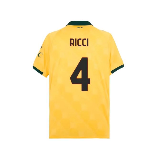 2025-2026 AC Milan Third Shirt (Ricci 4)