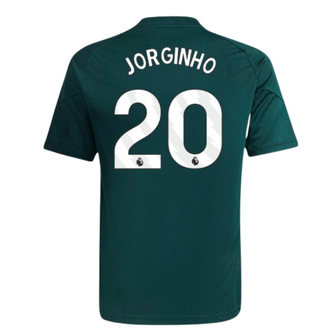 2025-2026 Arsenal Training Jersey (Aurora Ivy) - Kids (Jorginho 20)