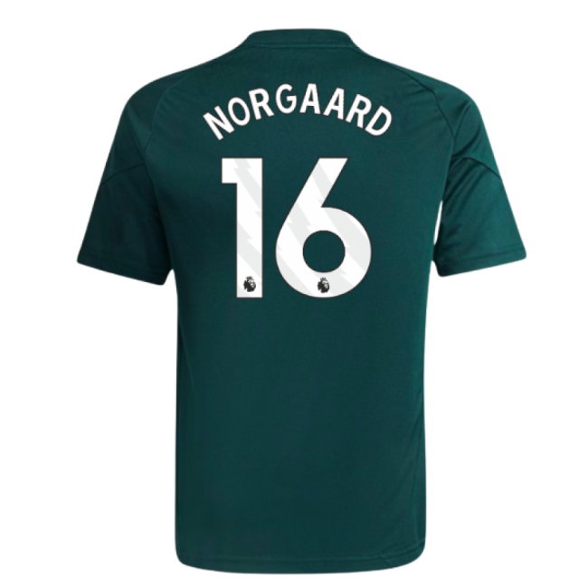 2025-2026 Arsenal Training Jersey (Aurora Ivy) - Kids (Norgaard 16)