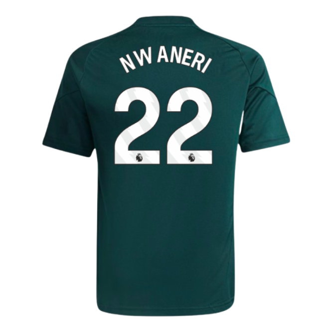 2025-2026 Arsenal Training Jersey (Aurora Ivy) - Kids (Nwaneri 22)