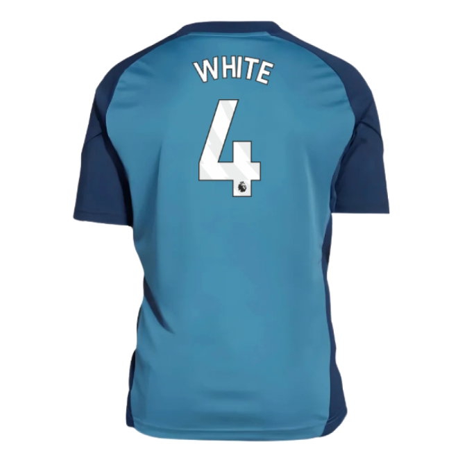 2025-2026 Arsenal Training Shirt (Blanch Blue) - Kids (White 4)
