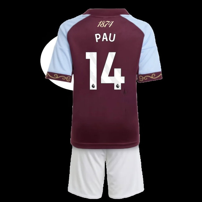 2025-2026 Aston Villa Home Mini Kit (Pau 14)