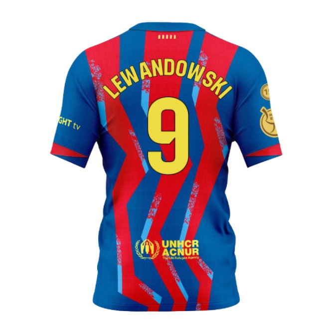 2025-2026 Barcelona Fourth Special Edition Shirt (Lewandowski 9)