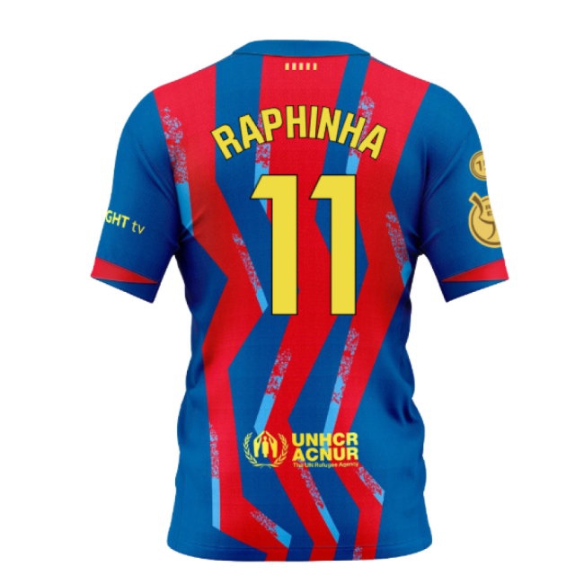2025-2026 Barcelona Fourth Special Edition Shirt (Raphinha 11)