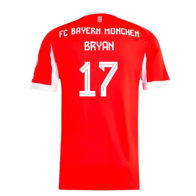 2025-2026 Bayern Munich Home Shirt (Bryan 17)