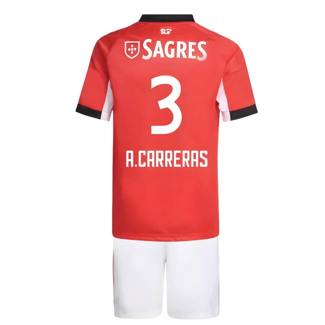 2025-2026 Benfica Home Youth Kit (A.Carreras 3)