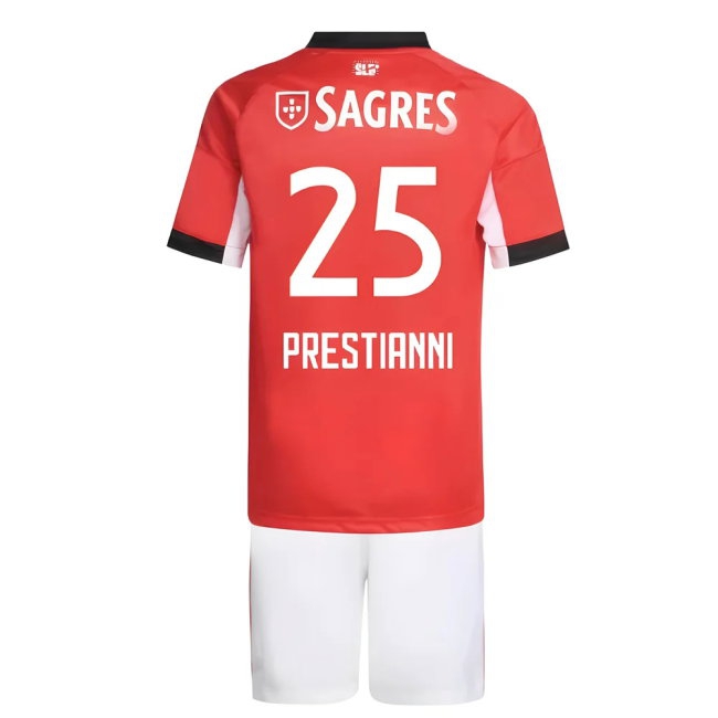 2025-2026 Benfica Home Youth Kit (Prestianni 25)