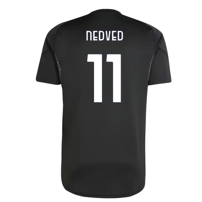 2025-2026 Juventus Training Shirt (Black) (Nedved 11)