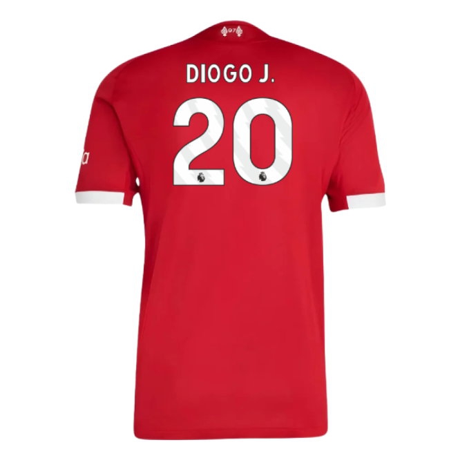 2025-2026 Liverpool match-style Home Shirt (Diogo J. 20)