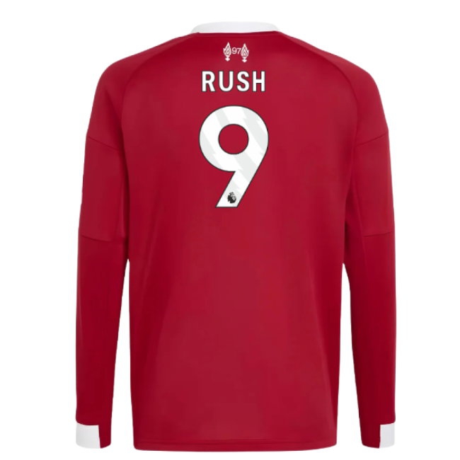 2025-2026 Liverpool Long Sleeve Home Shirt (Kids) (Rush 9)