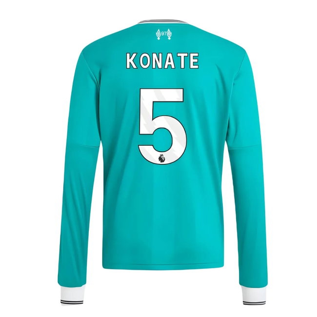 2025-2026 Liverpool Long Sleeve Third Shirt (Kids) (Konate 5)
