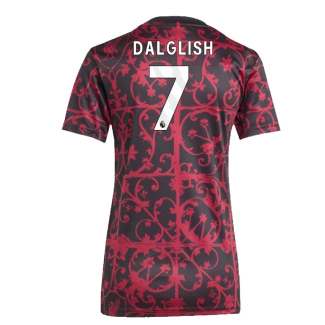 2025-2026 Liverpool Pre-Match Shirt (Black) - Womens (Dalglish 7)