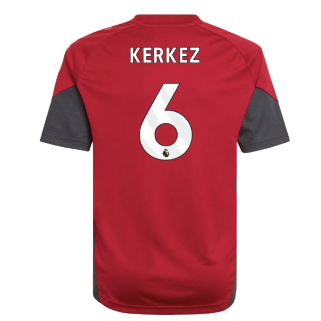 2025-2026 Liverpool Training Jersey (Strawberry Red) - Kids (Kerkez 6)