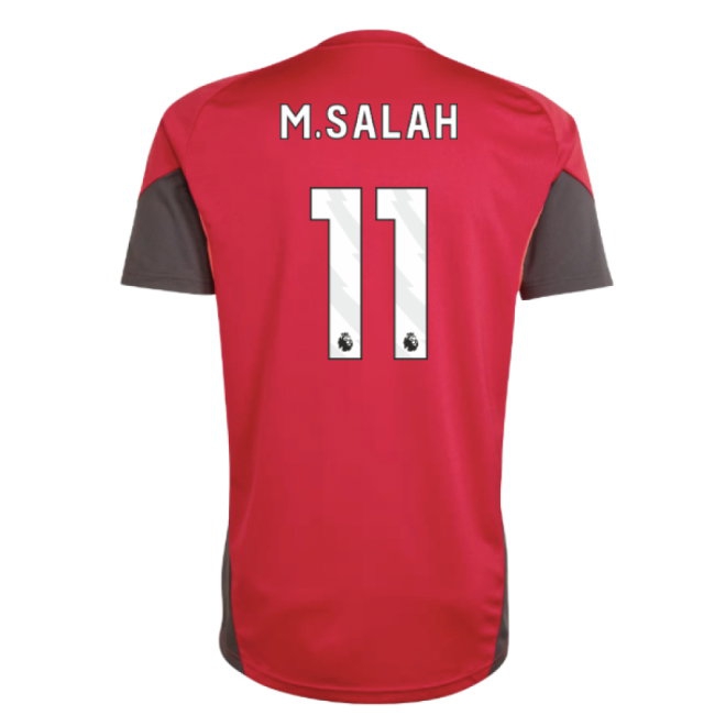 2025-2026 Liverpool Training Jersey (Strawberry Red) (M.Salah 11)