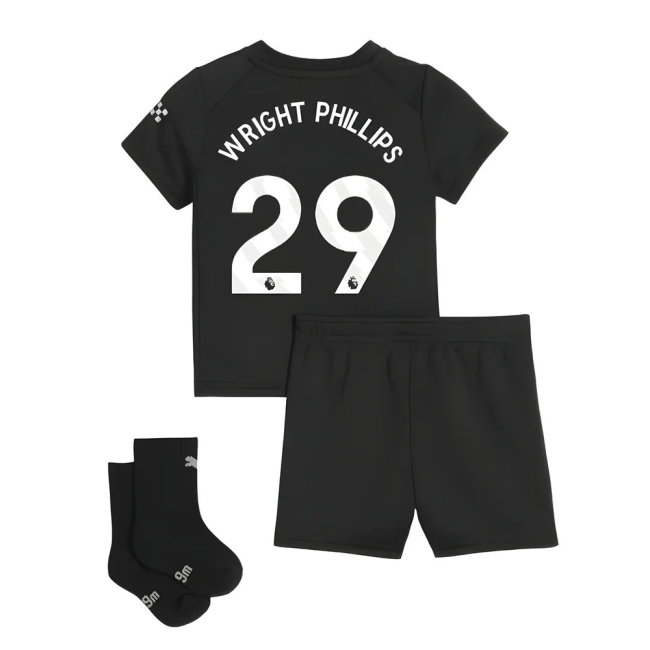 2025-2026 Man City Away Baby Kit (Wright Phillips 29)
