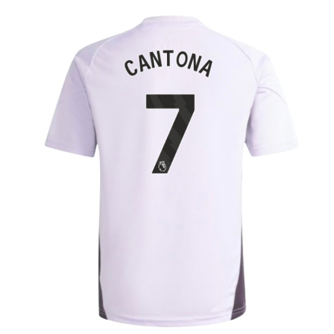 2025-2026 Man Utd Training Jersey (Purple Tint) - Kids (Cantona 7)