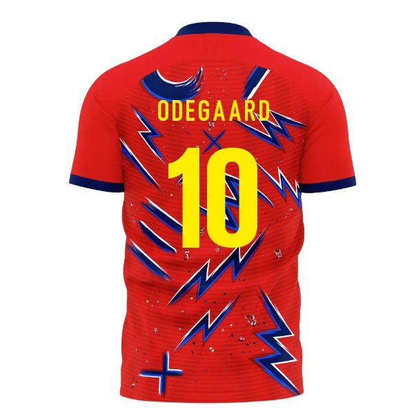 2025-2026 Norway Pre-Match Concept Shirt Adult Short Sleeve (Odegaard 10)