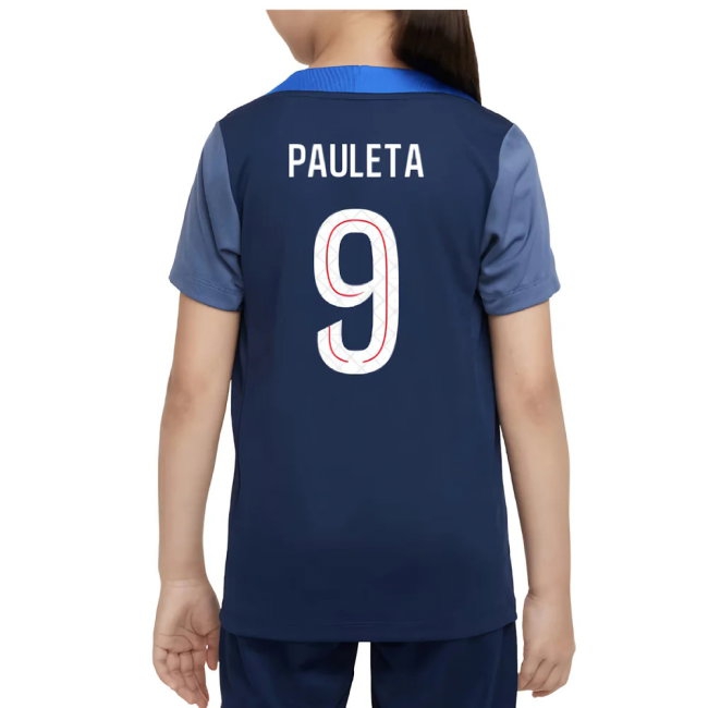 2025-2026 PSG Training Shirt (Navy) - Kids (Pauleta 9)