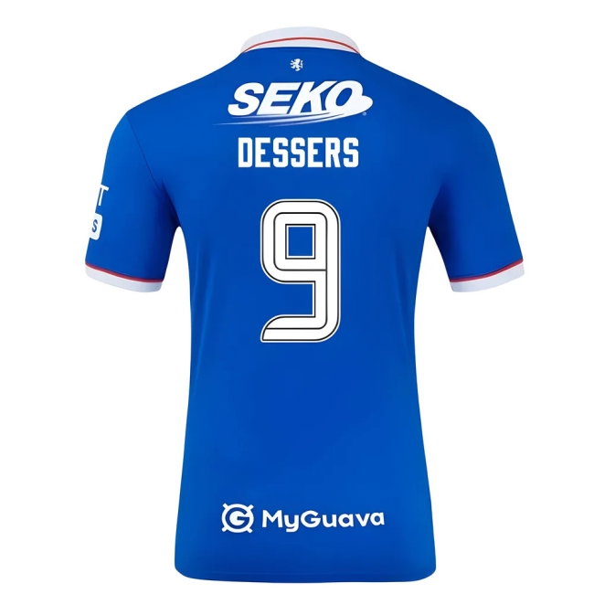 2025-2026 Rangers match-style Home Shirt (Dessers 9)