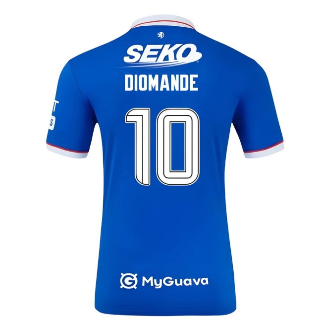 2025-2026 Rangers match-style Home Shirt (Diomande 10)
