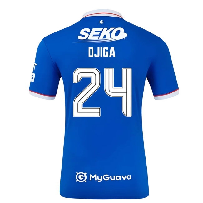 2025-2026 Rangers match-style Home Shirt (Djiga 24)