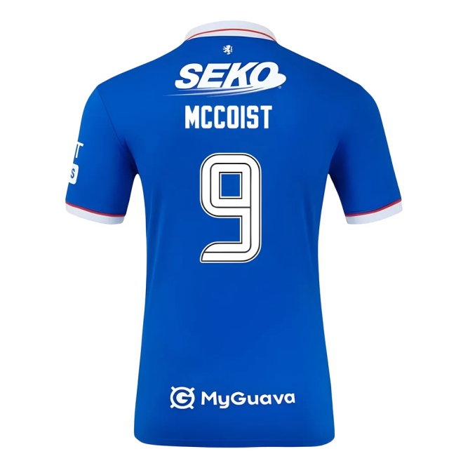 2025-2026 Rangers match-style Home Shirt (McCoist 9)