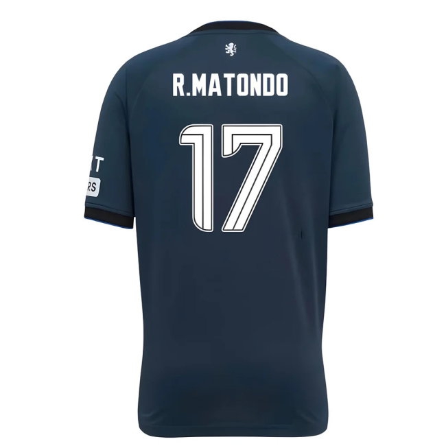 2025-2026 Rangers Third Shirt (Kids) (R.Matondo 17)