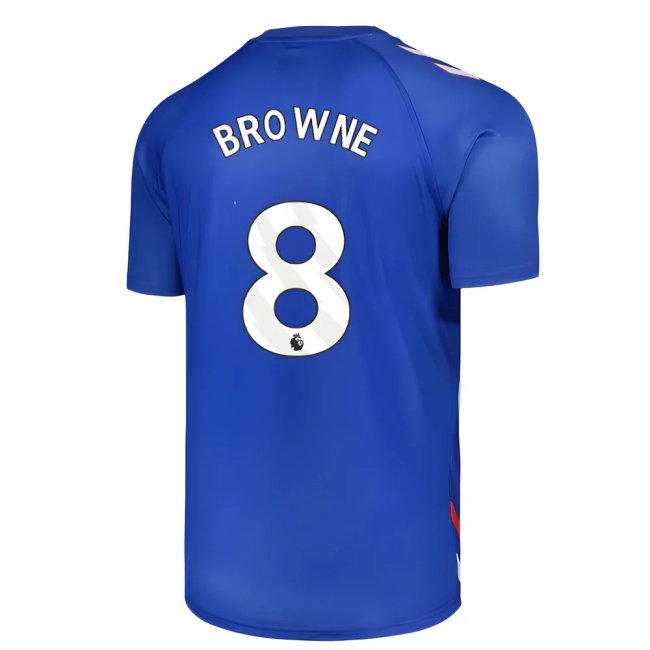 2025-2026 Sunderland Away Pre-Match Jersey (Blue) (Browne 8)