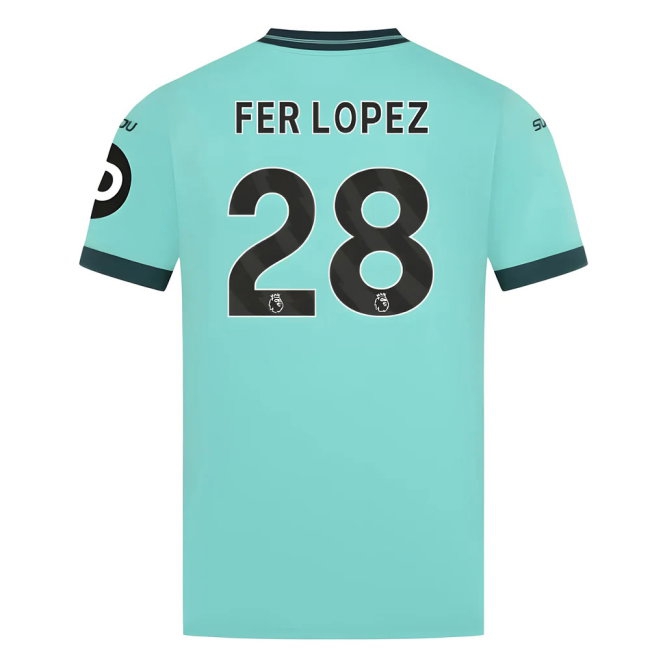 2025-2026 Wolves Away Shirt (Fer Lopez 28)