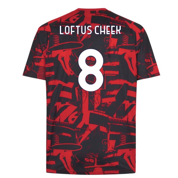 2026-2027 AC Milan Warm Up Jersey (Red) (Loftus Cheek 8)