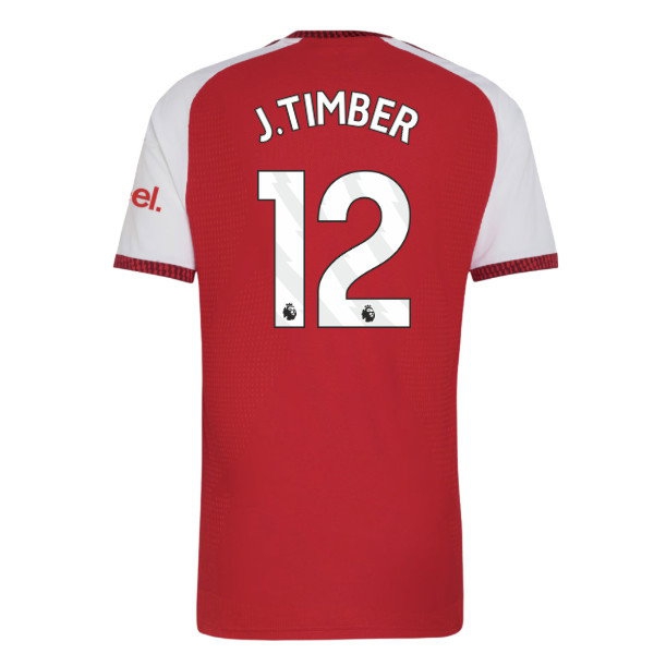 2026-2027 Arsenal match-style Home Shirt (J.Timber 12)