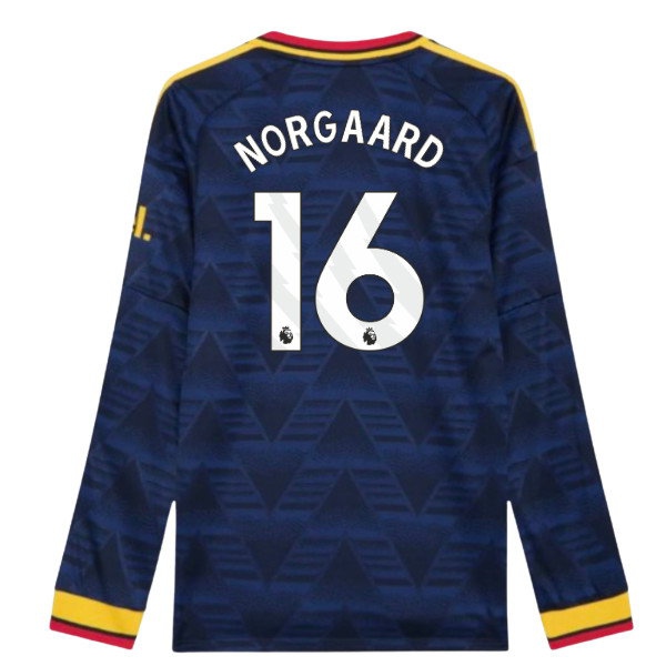 2026-2027 Arsenal match-style Long Sleeve Away Shirt (Norgaard 16)
