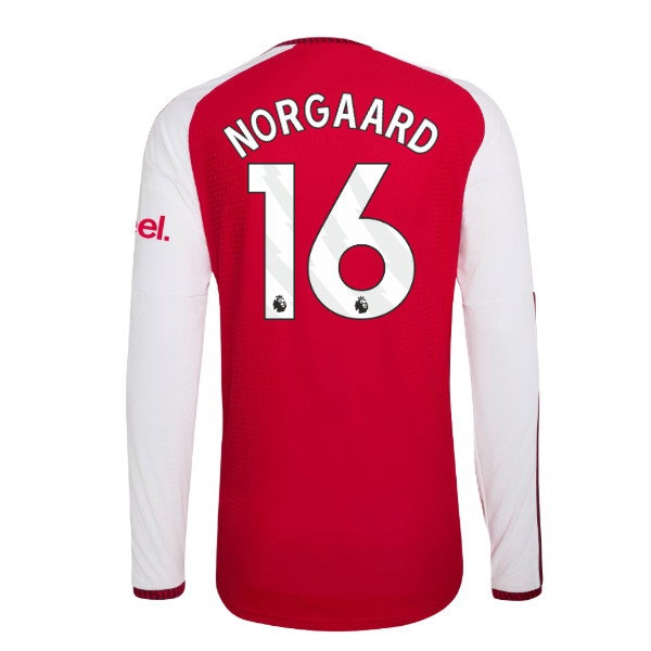 2026-2027 Arsenal match-style Long Sleeve Home Shirt (Norgaard 16)