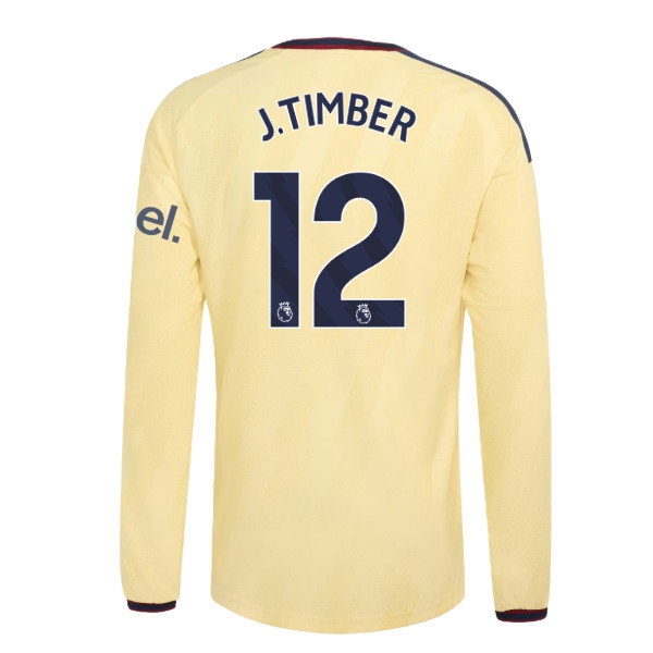 2026-2027 Arsenal match-style Long Sleeve Third Shirt (J.Timber 12)